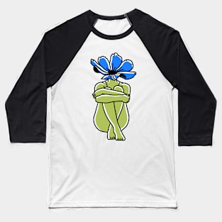 Flower Lady Baseball T-Shirt